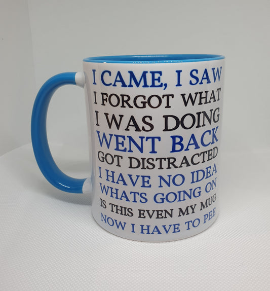 I Came, I Saw, I Forgot Mug!!