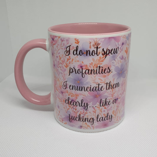 Like a Fucking Lady mug